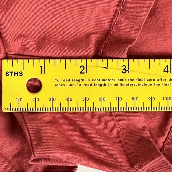 J. Crew Factory Dusty Red 3 inch Chino Shorts 2 - Picture 7 of 7
